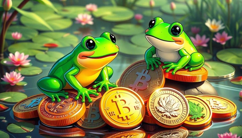 Frog meme coins investment