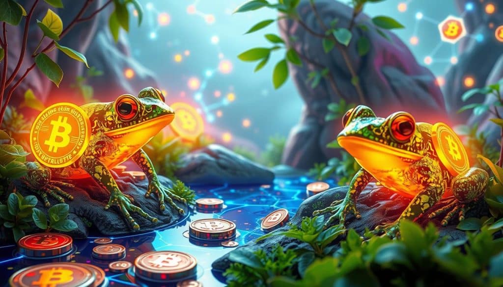 Frog-themed crypto innovations